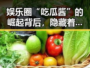 娱乐圈“吃瓜酱”的崛起背后，隐藏着谁的动向？